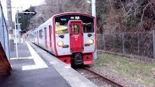 815系大分行き重岡駅発車