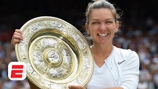 Simona Halep attributes victory over Serena Williams to 'focus and self-belief' | 2019 Wimbledon