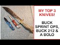 Open Tag:  My Top 3 Knives