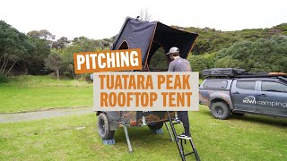 Tuatara Peak Roof Tent - Pitching | Kiwi Camping