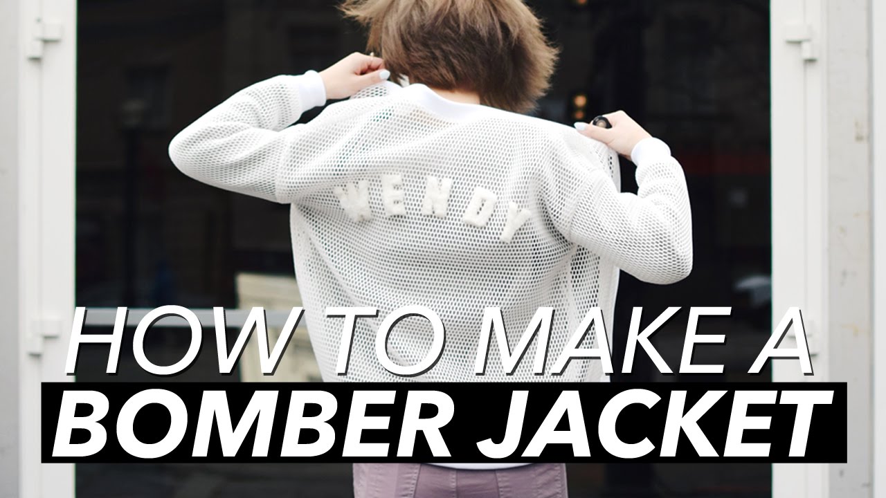 How To Make A Bomber Jacket | WITHWENDY - YouTube