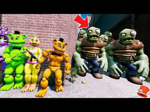 Can The Animatronics Defeat The Gargantaur Boss Army Plants -
