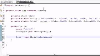 Java Programming Tutorial 70 JList | Java Tutorial