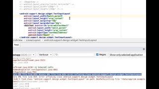 [How to fix] Android Studio - Error inflating class android widget TextInputLayout