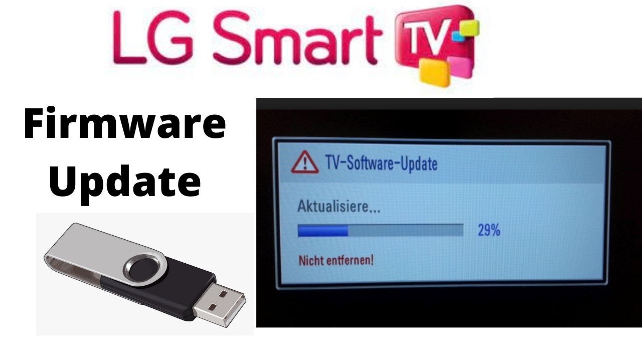 How To Update LG TV Firmware With USB Drive - YouTube