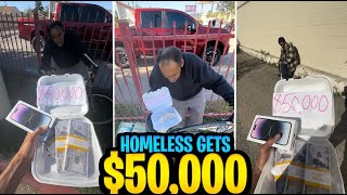 Homeless Man Receives Millionaire's Blessing