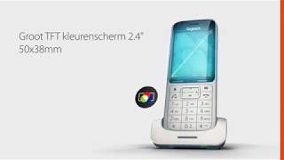 Gigaset SL450 DECT Handset | Premium Draadloze Telefoon met Uitstekende Geluidskwaliteit - SynFore