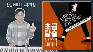 반주법 초급탈출 어떻게 할까? 4주 집중 세미나 미리보기 | 피아노 코드 반주법 독학