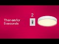 how to reset your innr ceiling lamps