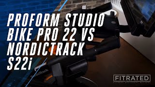 NordicTrack S22i vs ProForm Studio Bike Pro 22 Exercise Bike Comparison