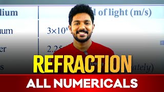 SSLC Physics Public Exam | Refraction all Numericals - Important Questions | Exam Winner