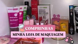 PRIMEIRA COMPRINHA PARA MINHA LOJA DE MAQUIAGEM💄💖😍 #lojademaquiagem