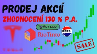 PRODEJ AKCIÍ | Zhodnocení 130 % p.a.