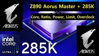 Core Ultra 9 285K + GIGABYTE Z890 Aorus Master 2부