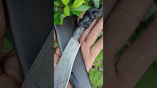 #เหล็กลาย #ช่างแชมป์ #โรงมีดนิยมศิลป์ #มีดเหล็กลายพัทลุง #artknife  #handmade #blacksmith