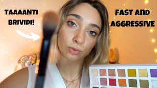 PROVERAI UN SACCO DI BRIVIDI CON QUESTO FAST AND AGGRESSIVE MAKE-UP 💄 | ASMR Roleplay [sub eng]