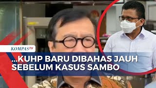 Bantah KUHP Baru Dibuat untuk Loloskan Sambo dari Hukuman Mati, Ini Kata Menkumham!