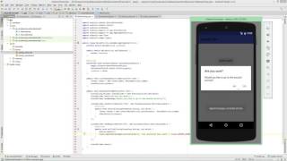 Android Development Tutorials #3 - Alerts, Toasts & Snackbars