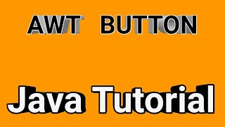 Java programming : Java awt tutorial how to add button on frame for beginners