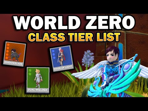 World Zero All Classes Tier List on Roblox *Updated*