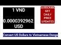 vietnamese dong to usd today usd vnd vietnamese đồng currency