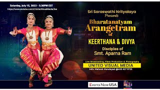 Bharathanatyam Arangetram of Keerthana and Divya