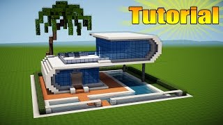 Minecraft: Modern Beach House Tutorial - How to Build a House in Minecraft