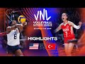 🇺🇸 USA vs. 🇹🇷 TUR - Highlights Week 1 | Women's VNL 2023