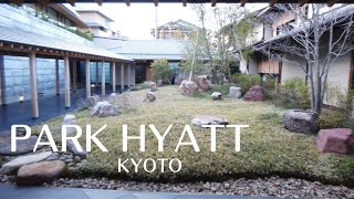 Overnight at Park Hyatt Kyoto. Afternoon tea and 