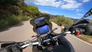 Aprilia Tuareg 660 and Triumph Tiger 900 Rally Pro Enjoying the Twisties