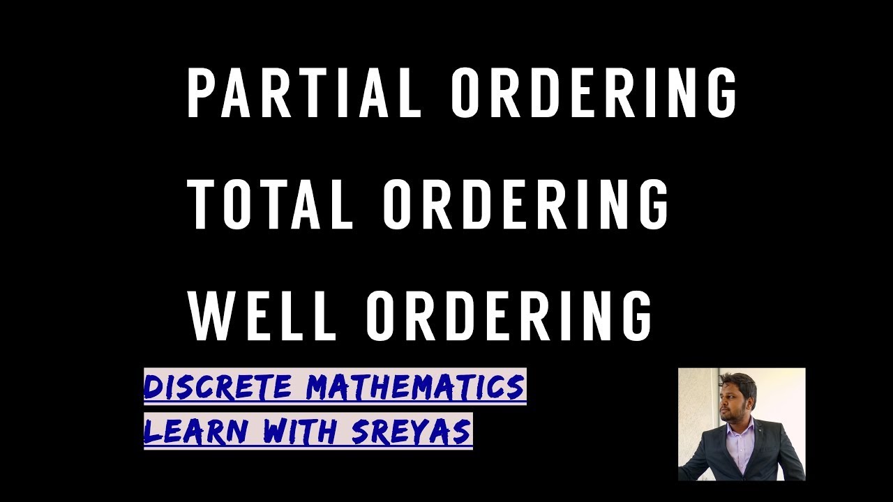 Partial Ordering Relation | Total Ordering | Well Ordered Set ...