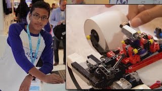 13-year-old builds a printer for the blind with Lego blocks