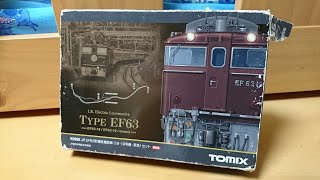 [Nゲージ] TOMIX EF63 18.19号機 2両セット 開封動画