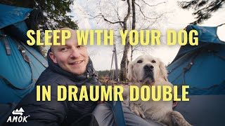 Hammocking with your dog in Draumr Double || Amok Equipment