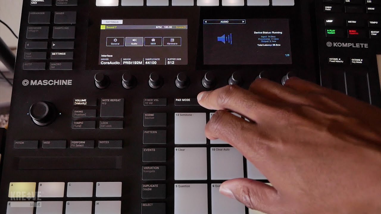 Maschine MK3 Updated Hardware Settings - YouTube