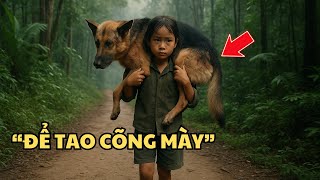 Cô Bé Mồ Côi Cõng Chú Chó Xuyên Rừng Gây Chấn Động Cả Thị Trấn!