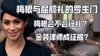 梅根见英女王成了罗生门 屈膝礼居然成了瓜