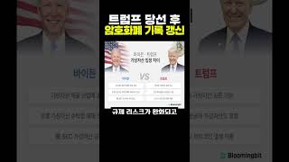 트럼프 당선후 암호화폐 또 기록 달성