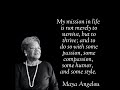 Maya Angelou | If you don't like something, change it | @all Quotes |Motivation| #1