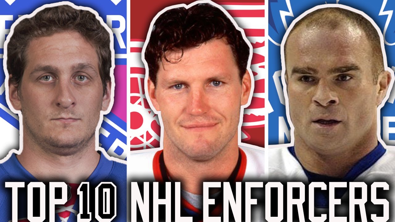 TOP 10 NHL ENFORCERS OF ALL TIME! (Ft Actor & Comedian Earl Skakel ...