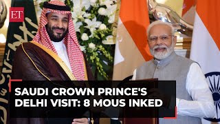 Saudi Crown Prince's India visit: 8 MoUs inked; PM Modi, MBS discuss energy, defence and technology