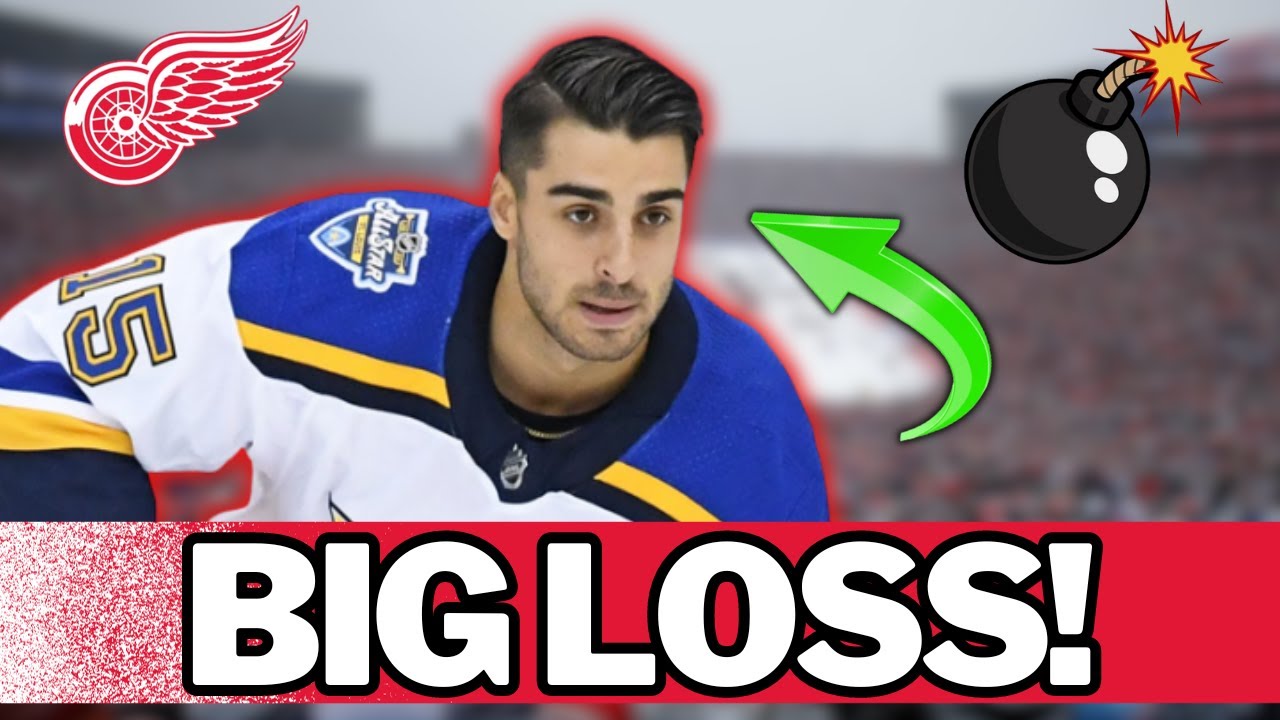 🚨 Big Loss!Red Wings Can Survive Absence DETROIT RED WINGS NEWS TODAY ...