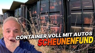 Alle Autos im Angebot – Sensationeller Scheunenfund: Container voll mit Autos & mehr