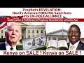 Devil's America Fooling Saint Ruto into UN-HOLY ALLIANCE. Kenya on Sale! Kenya on Sale!