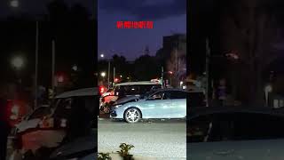 新開地駅前で事故発生 (神戸市兵庫区) Car Accident (Kobe City, Japan)