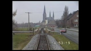 DGEG Fahrt auf der Westfälischen Landeseisenbahn von Neubeckum nach Warstein Belecke 07.12.1991