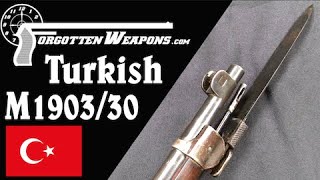 Turkish Model 1903/30 Short Rifle with Folding Bayonet