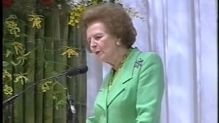 Margaret Thatcher's Lecture   \