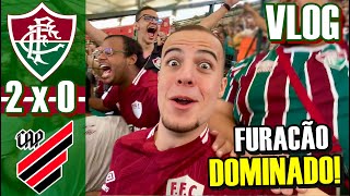 FLUZÃO EMBALADO! Fluminense 2x0 Athletico PR - VLOG NA ARQUIBANCADA