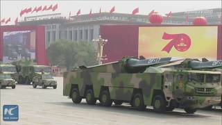 China unveils Dongfeng-17 conventional missiles in military parade